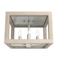 Brushed Nickel 4 Light Flush Mount J964