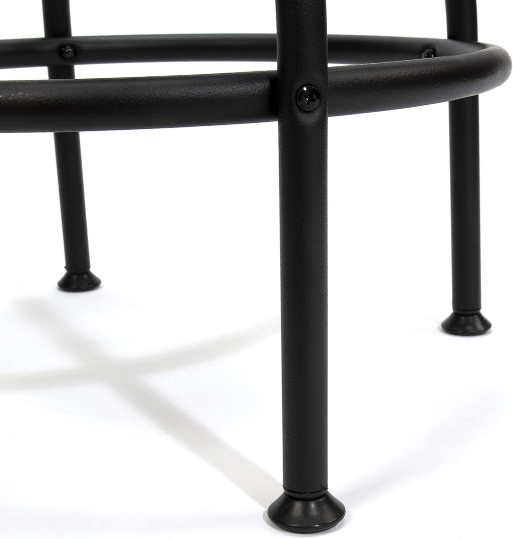 Adjustable Height Work Shop Stool with Padded Vinyl Seat O21443