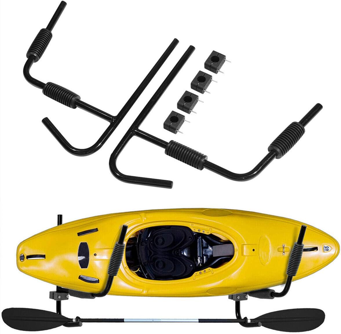 Steel Folding Kayak Storage Wall Mount Rack Pack of 2 L909686