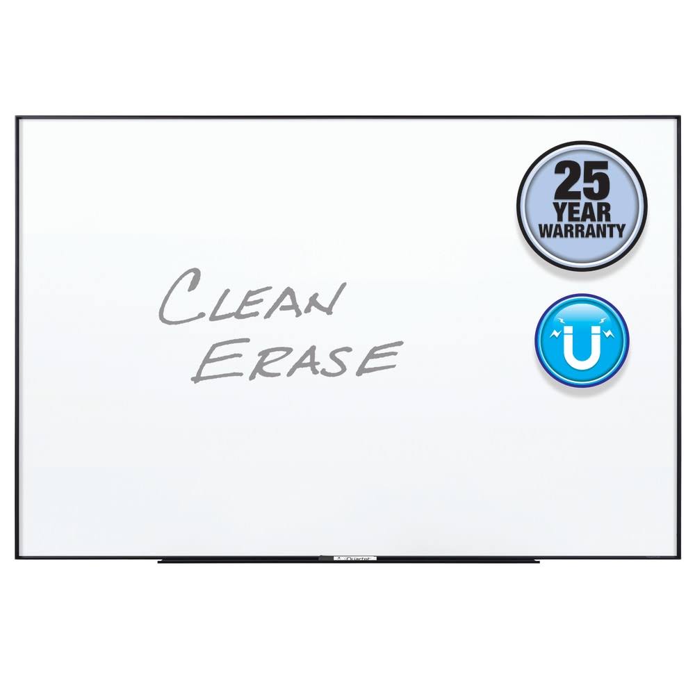 Black Frame Nano-Clean Magnetic Whiteboard K473