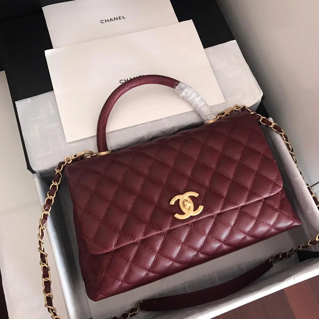 Dark Red Handbag L469481