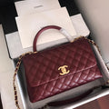 Dark Red Handbag L469481