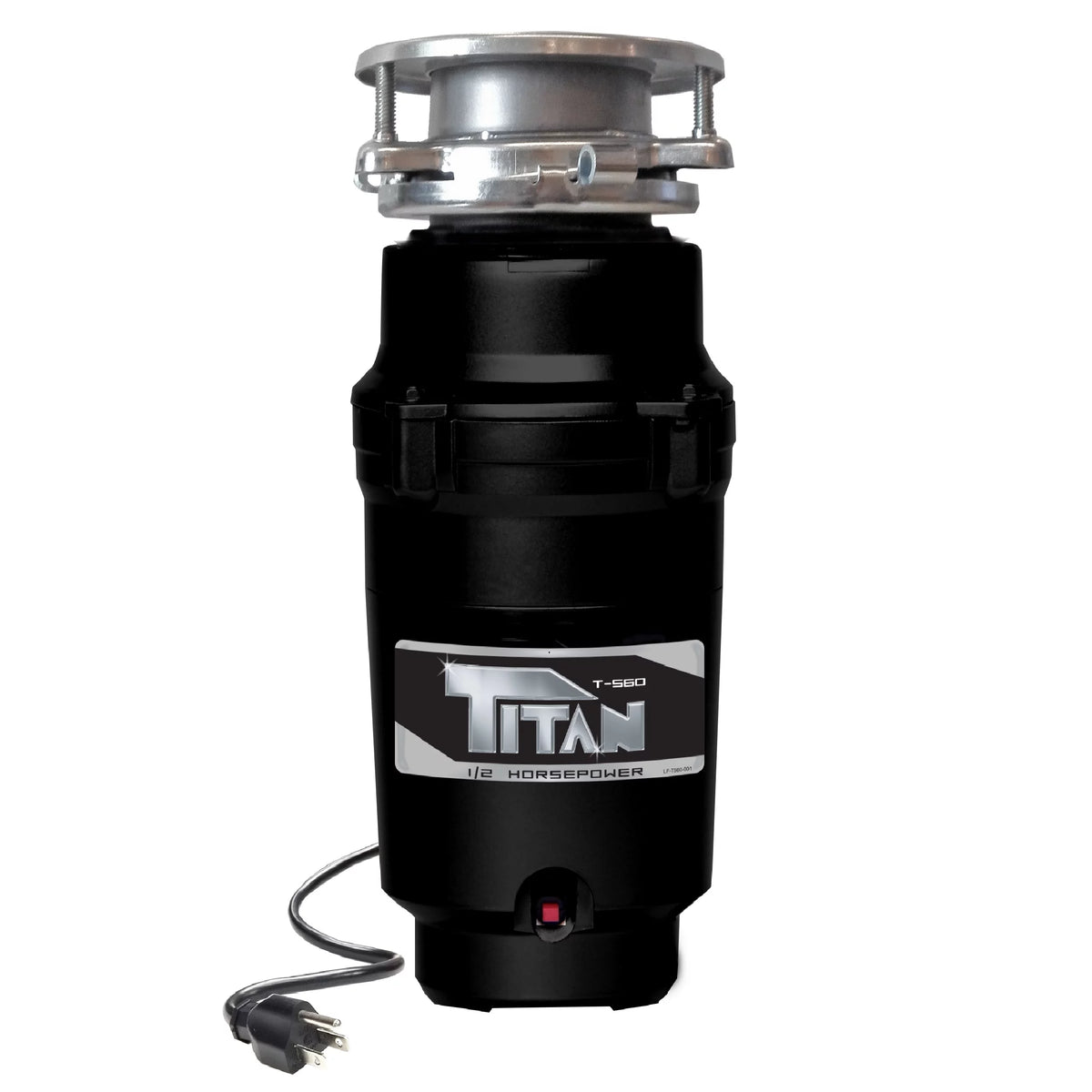 1/2 HP Continuous Feed Garbage Disposal with Power Cord P52140