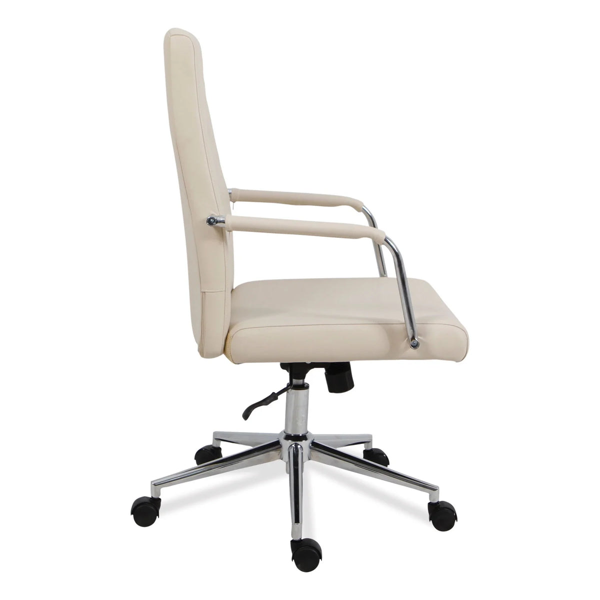 White Leather Task Chair C539433