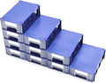 Blue Plastic Storage Drawers Set of 10 B4912