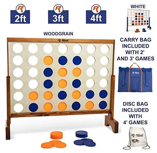 Wooden 4 in A Row with Carrying Bag C4758
