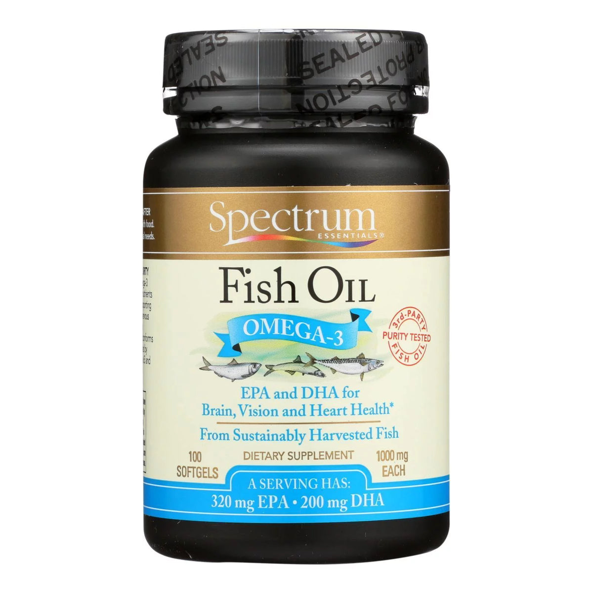 Omega-3 Fish Oil Dietary Supplement 100 Cap H414547