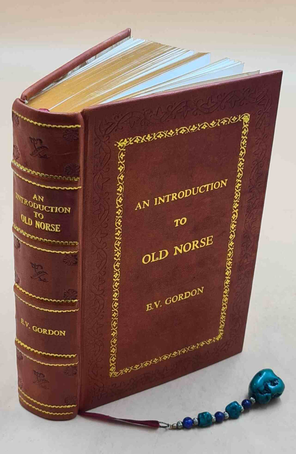 Premium Leather Bound Old Norse Introduction R658