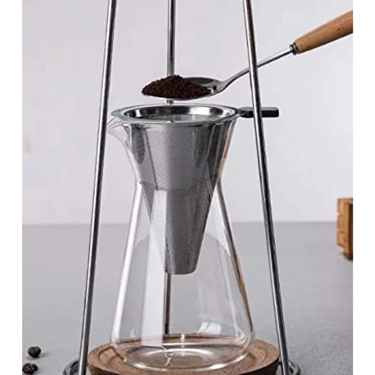 Iced Coffee Cold Brew Drip Coffee Maker 400mL Borosilicate Glass A6771