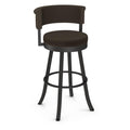 Dark Brown/Gray Swivel Bar Stool E516