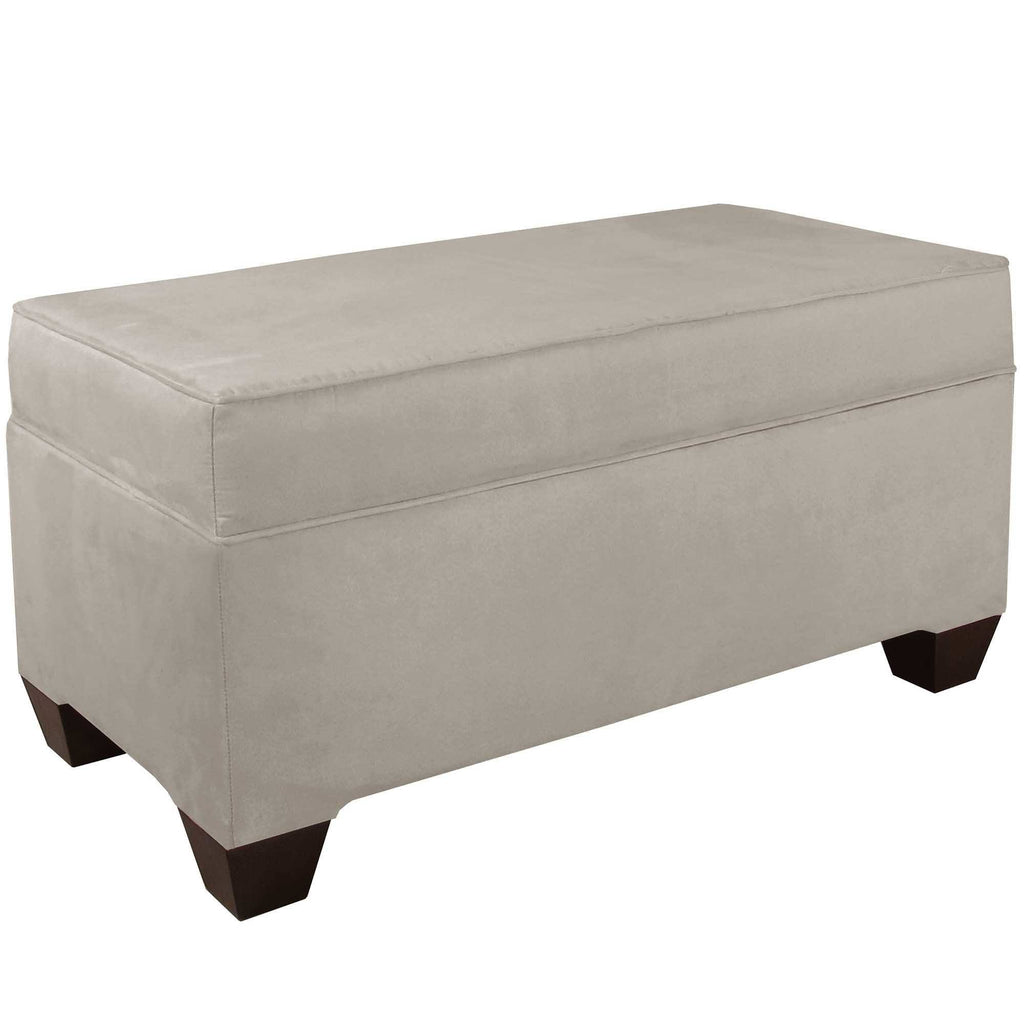 Velvet Storage Bench F536810