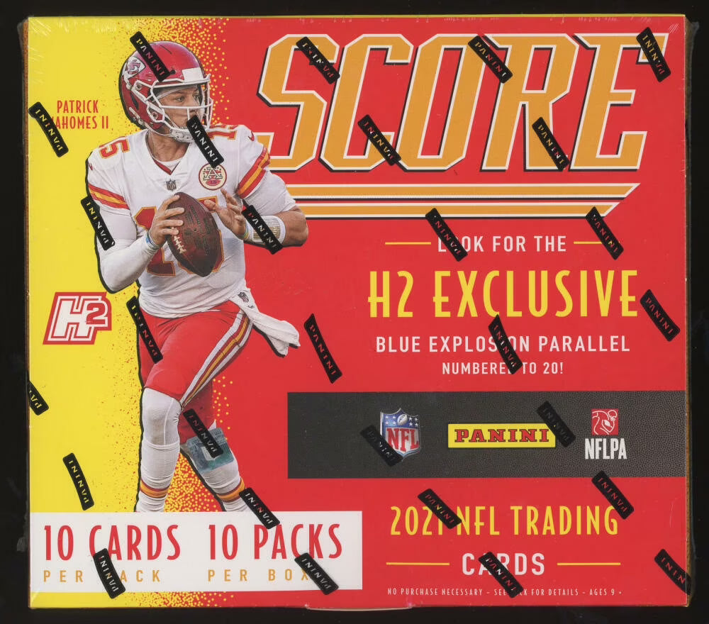 2021 Panini Score H2 Hybrid Football Box A16743