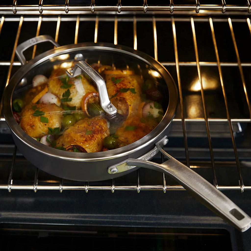 13-Inch Hard-Anodized Nonstick Deep Skillet with Lid T868511