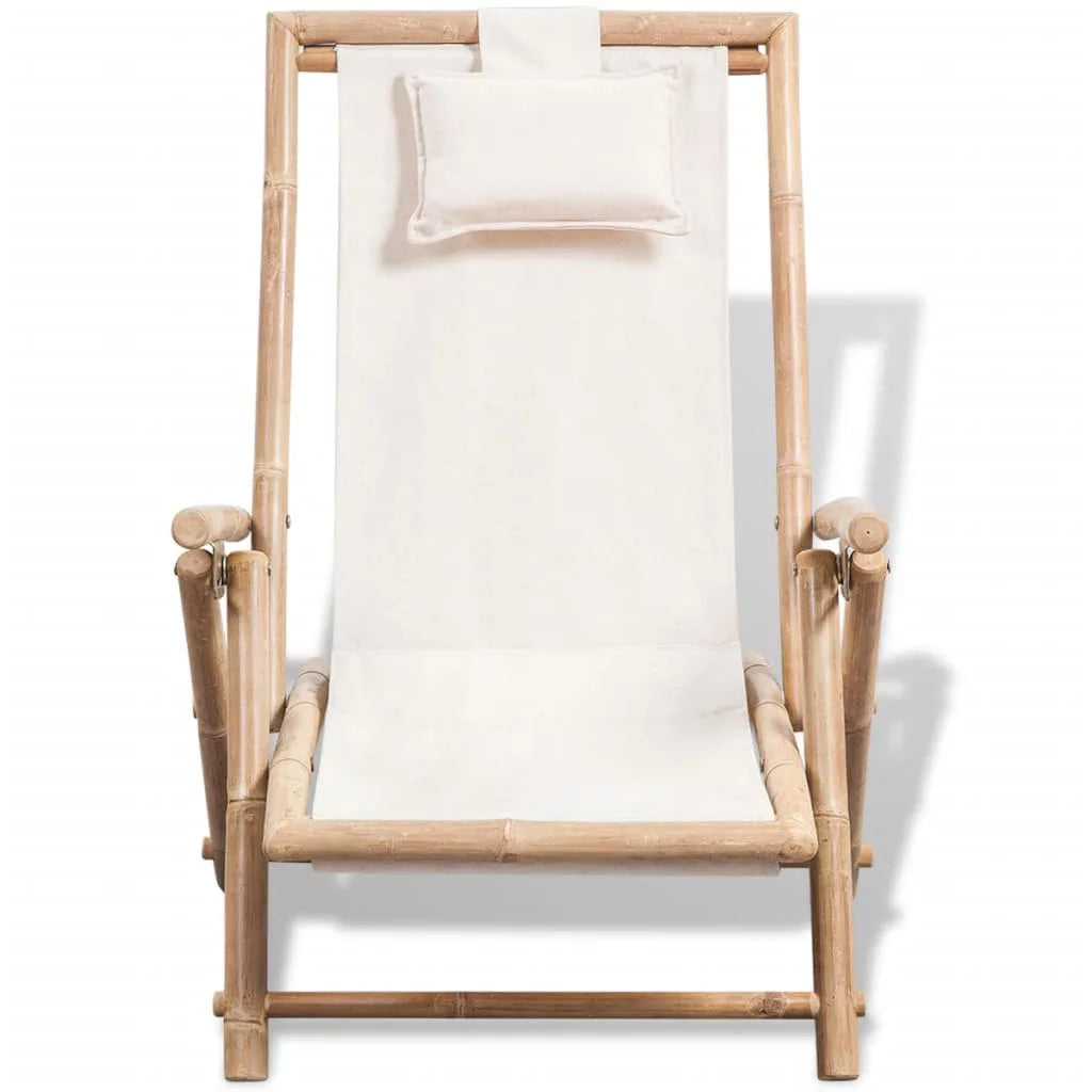 Foldable Recliner Chair with Armrest and Pillow G3610