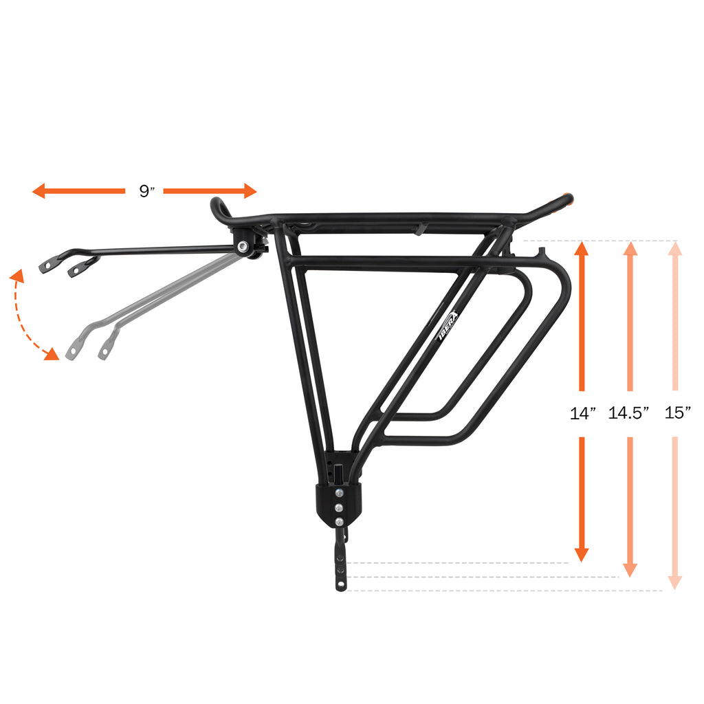 Bicycle Touring Carrier IB-RA4 Frame-mounted M66004