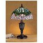 18" High Tiffany Cabbage Rose Accent Lamp J440807