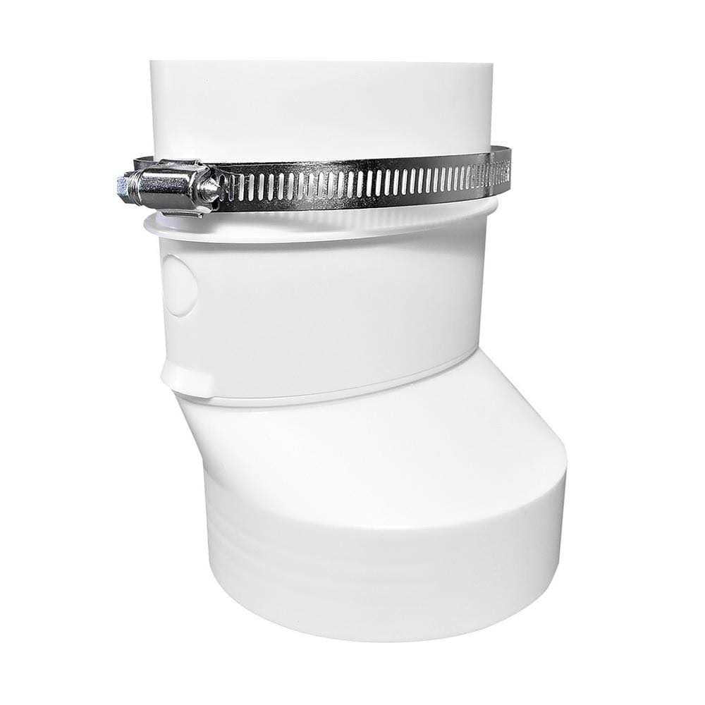 4 In. Round To Oval Dryer Duct Adapter O5480