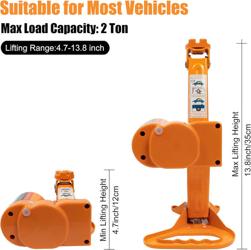 2 Ton Electric Car Jack Pack of 2 N43593