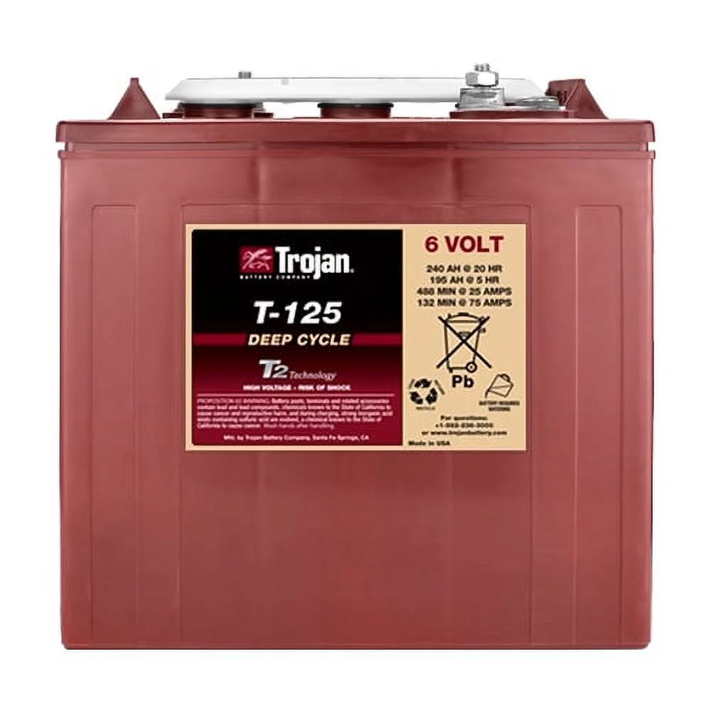6V 240Ah Flooded Lead Acid Deep Cycle Battery x 4 E1757
