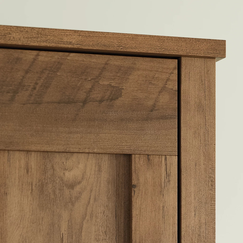 Rural Pine Finish Two-Door Storage Cabinet Q404
