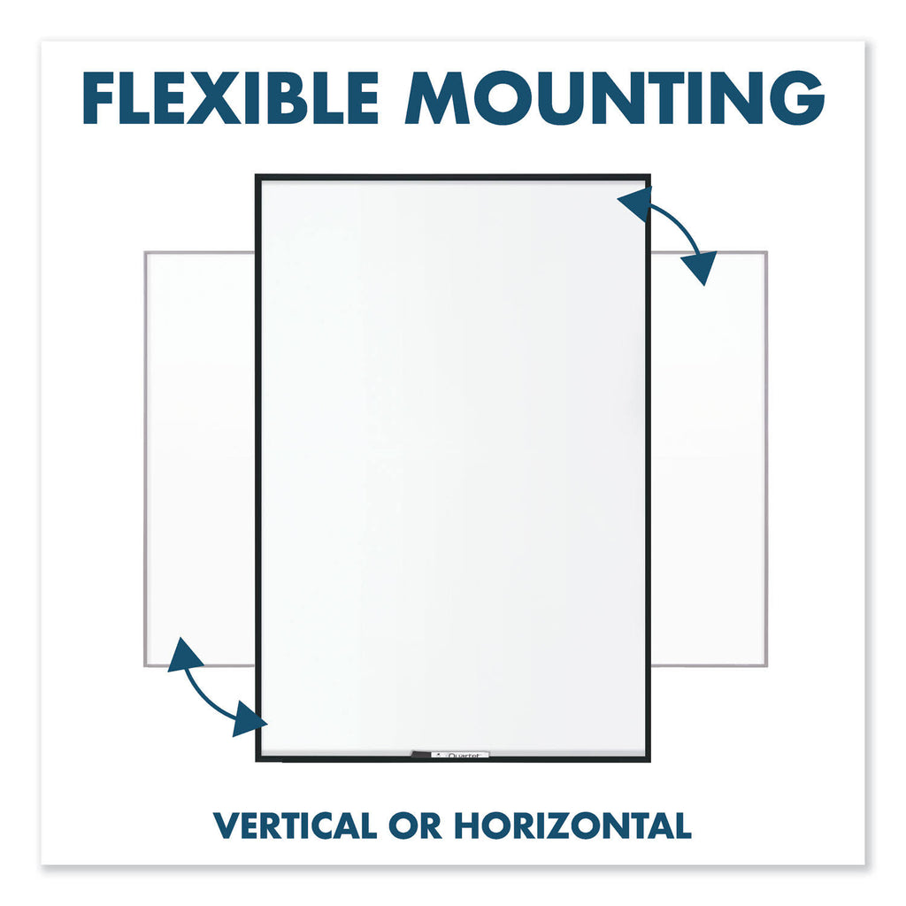 Black Frame Nano-Clean Magnetic Whiteboard K473