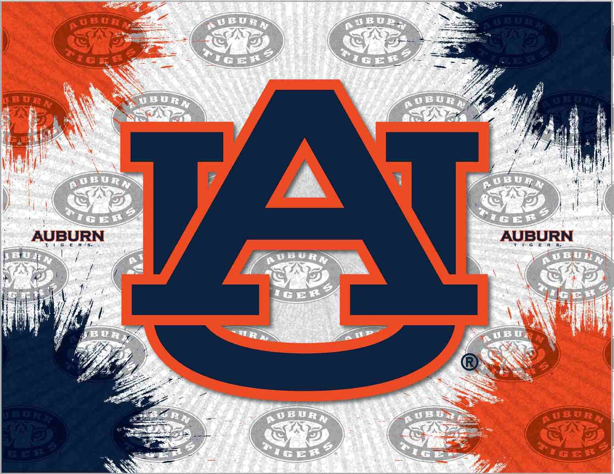 Gray Orange Navy Wall Canvas Art Picture Print O4297