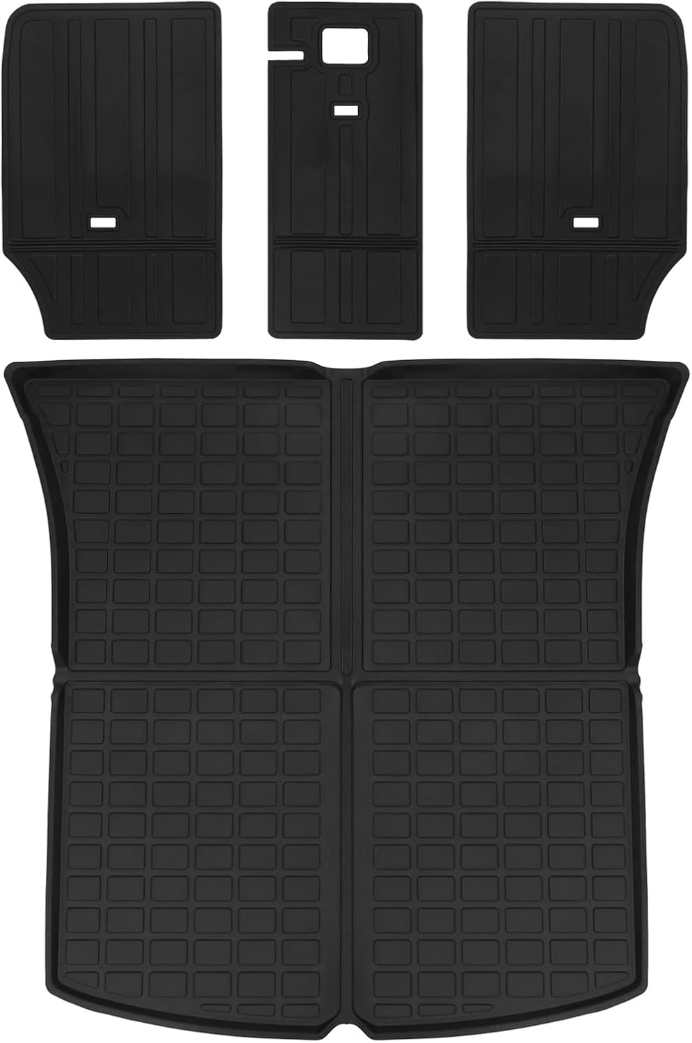 Black All-Weather Trunk Mats Cargo Liner R4131