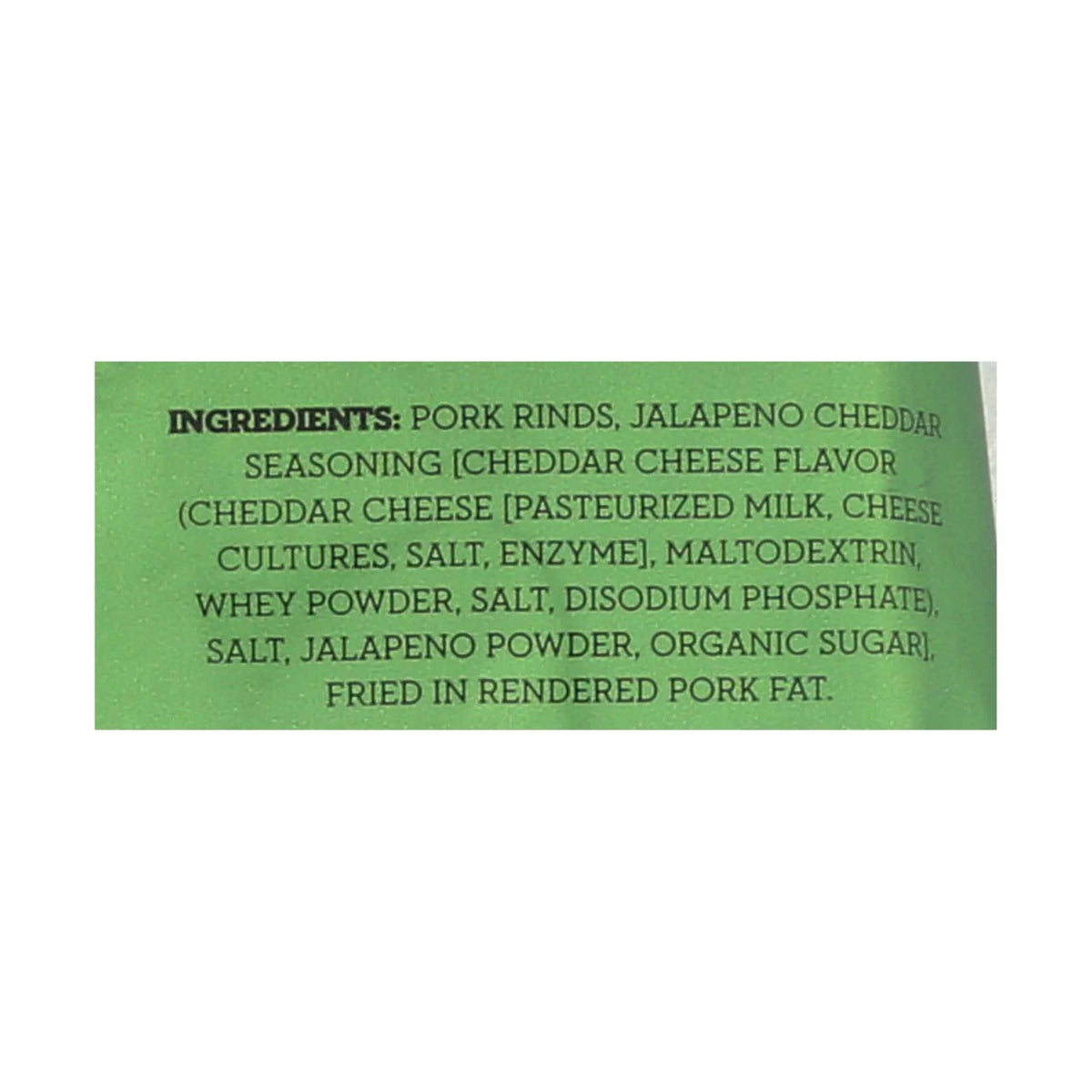 Jalapeno Cheddar Pork Rinds Chicharones Case Of 12 2.5 Oz P266