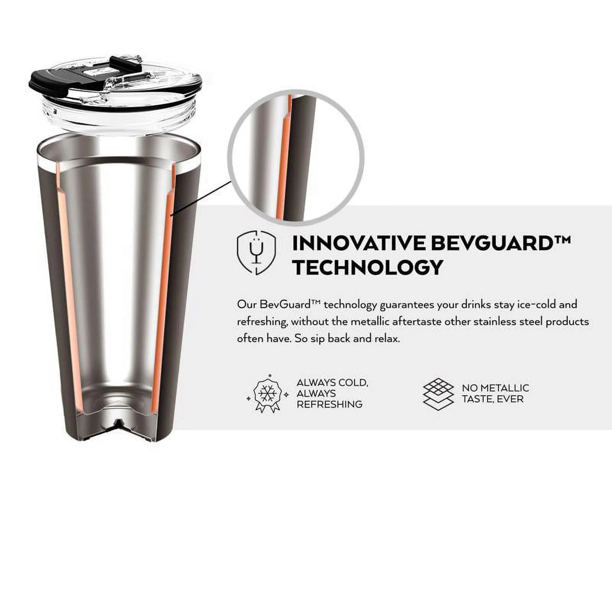 22 oz Matte Black Insulated Tumbler V242484