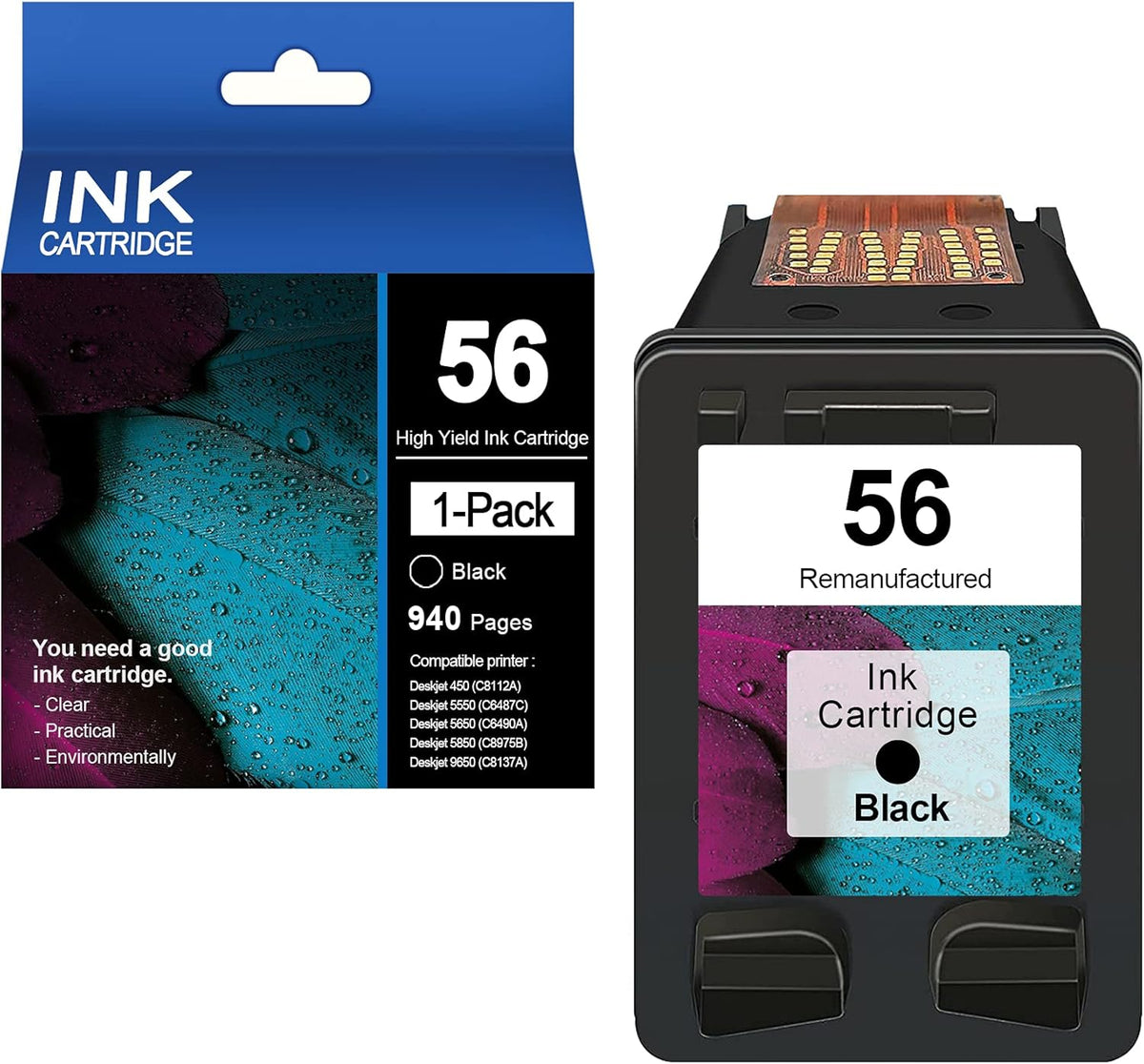 Black Compatible 56 Ink Cartridge M2105
