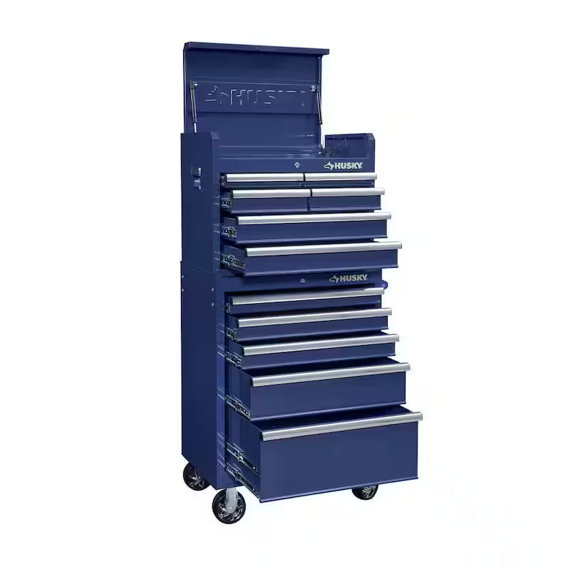 11 Drawer Tool Chest and Cabinet, Blue E489