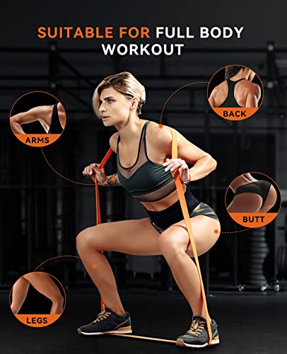 Set of 5 Resistance Heavy Duty Workout Bands C886