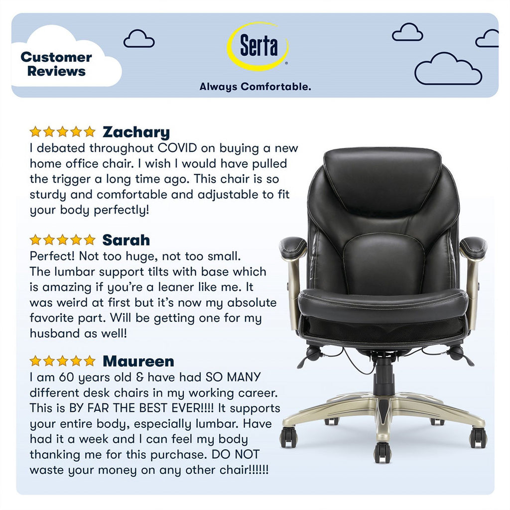Standing Desk and Motion Office Chair C45419