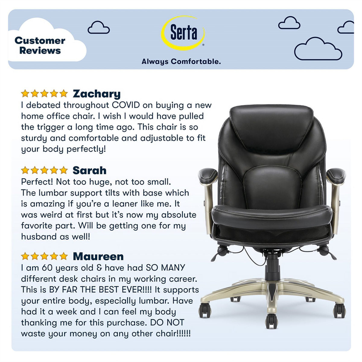 Standing Desk and Motion Office Chair C45419