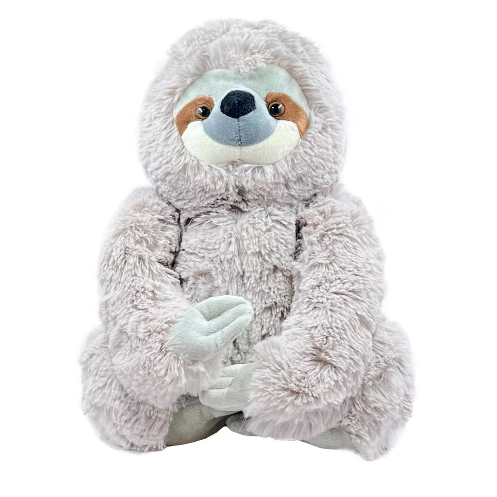 Grey Three Toed Sloth Stuffed Animal Plush Toy, 13 inches E763