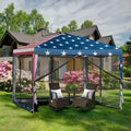 10 ft. W x 10 ft. D Steel Pop-Up Gazebo U55523