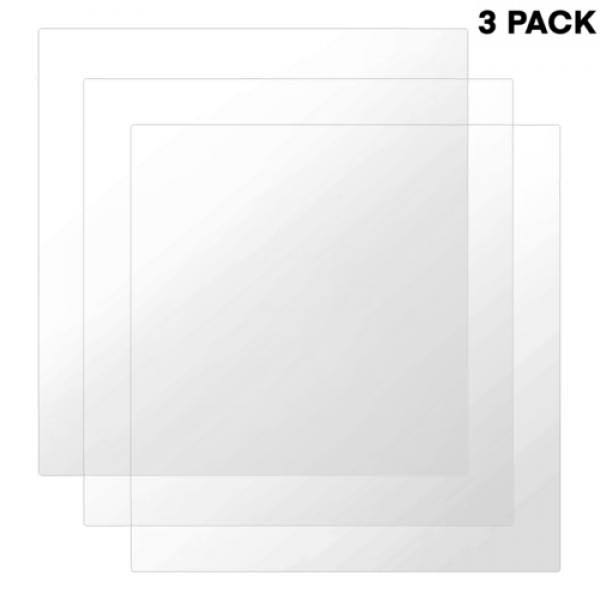 Clear Acrylic Plexiglass Sheet 24 in x 24 in 3 Pack Z83523
