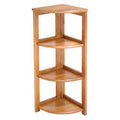 Medium Oak Corner Bookcase S221
