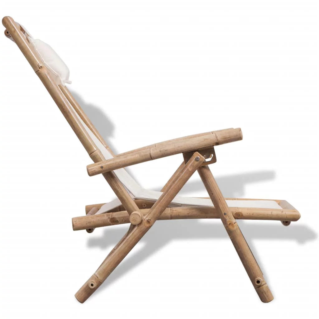 Foldable Recliner Chair with Armrest and Pillow G3610