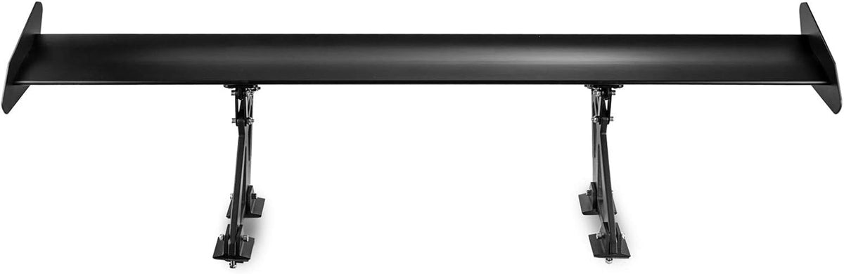Wing Spoiler 43.3" Single Deck Adjustable Angle Universal Lightweight Aluminum Rear Spoiler Pack of 2 P64751