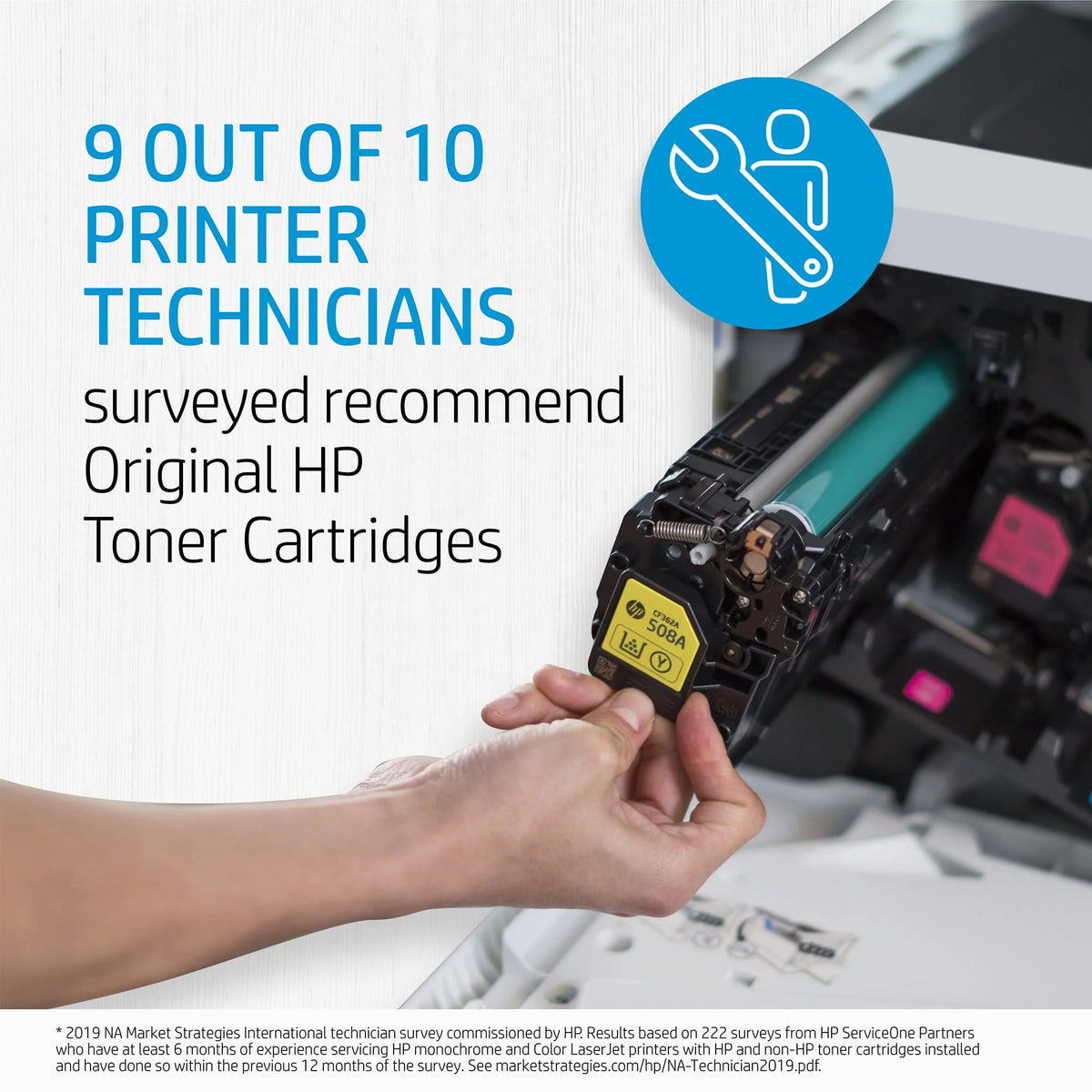 Yellow LaserJet Toner Cartridge F19335