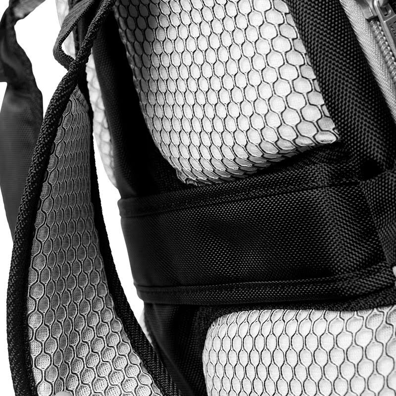 Black/Red Premium Color Trim Backpack E222