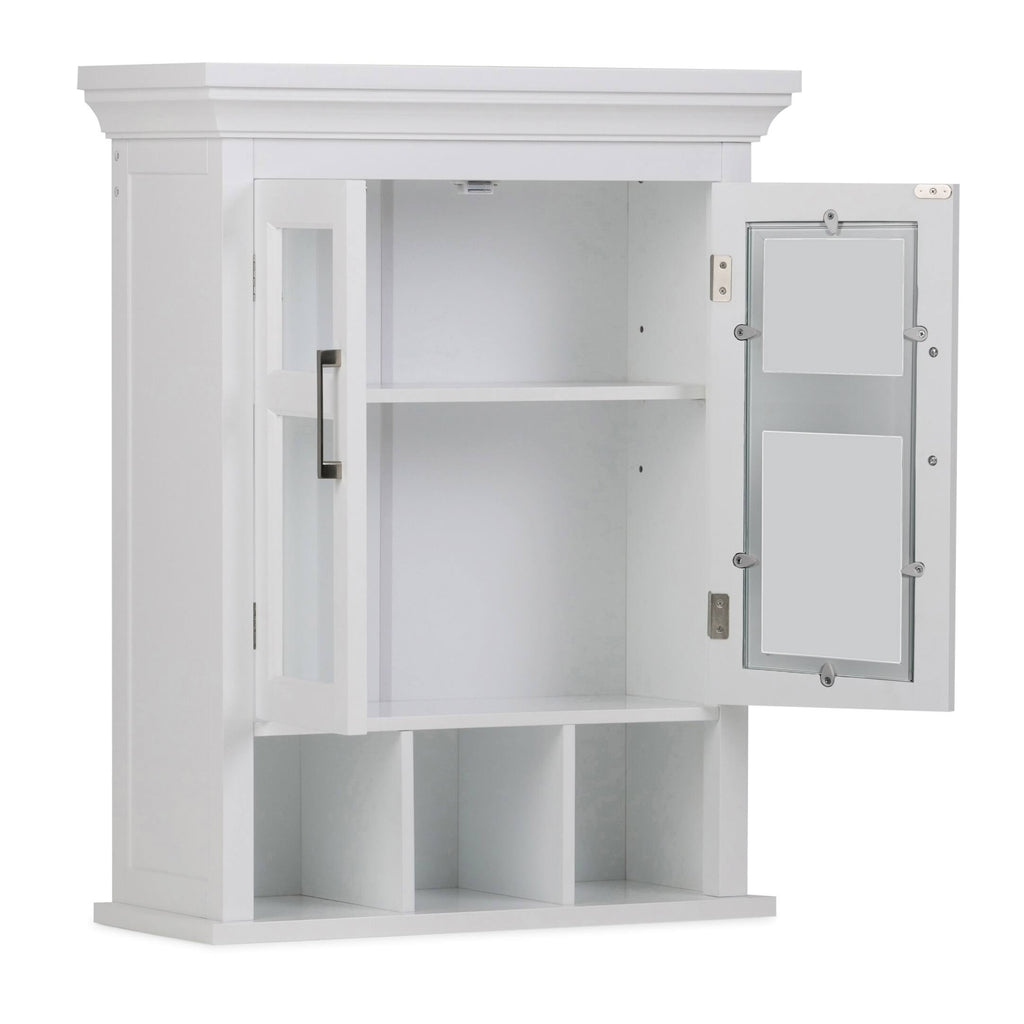 White Two-Door Bathroom Wall Cabinet N564632