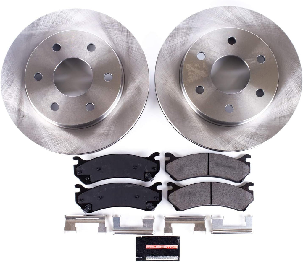 Front Brake Pad and Rotor Kit H610