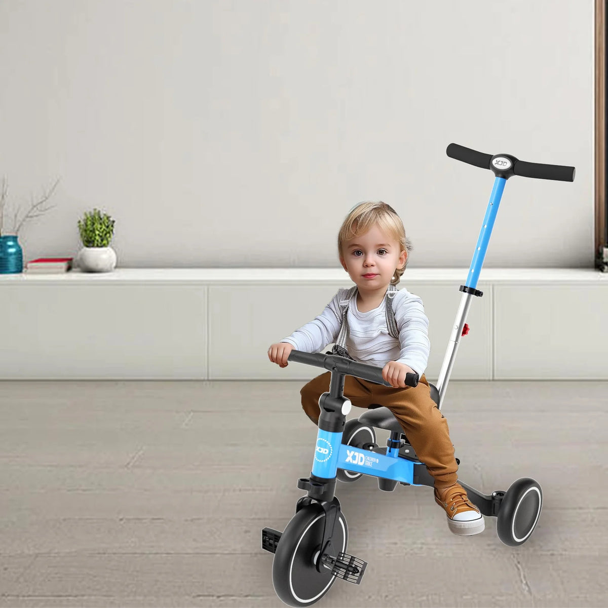 7 in 1 Toddler Tricycle with Push Handle O289