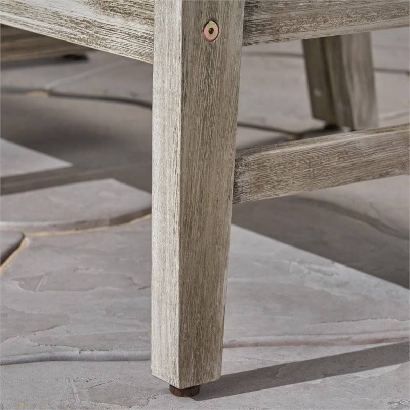 Gray Acacia Wood Club Chair (Set of 4) V813569