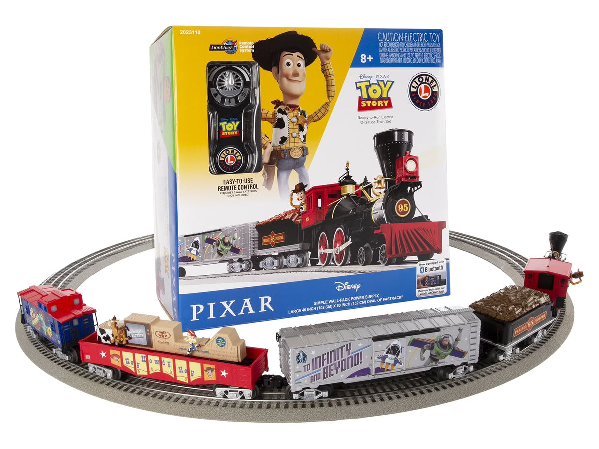 Electric O Gauge Model Train Set with Remote and Bluetooth Capability X2312