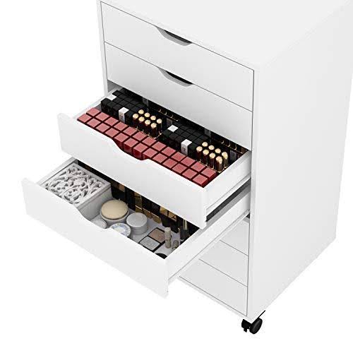White 7 Drawer Wood Dresser J745764