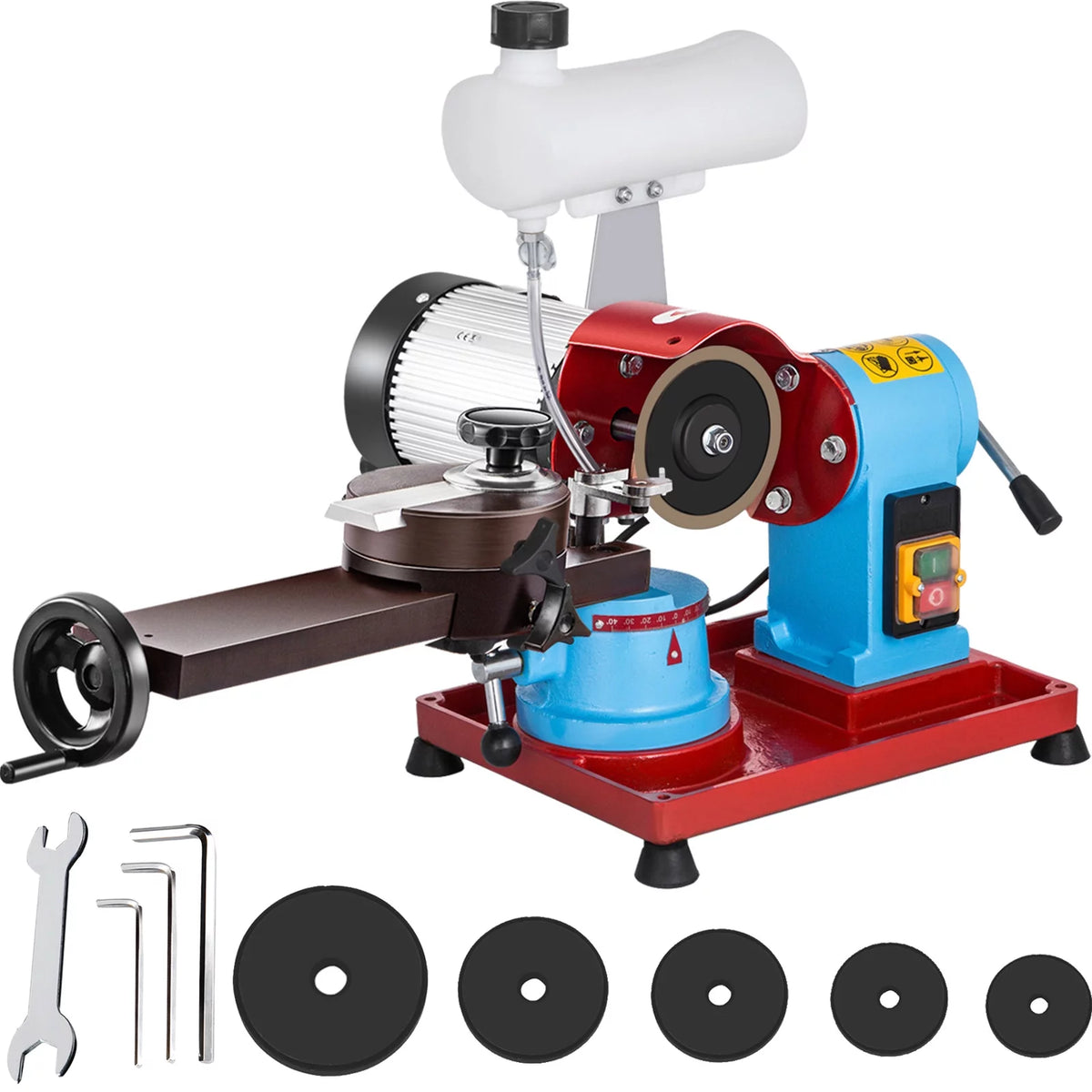 110V 370W Rotary Saw Blade Sharpener Machine with Water Tank I2408