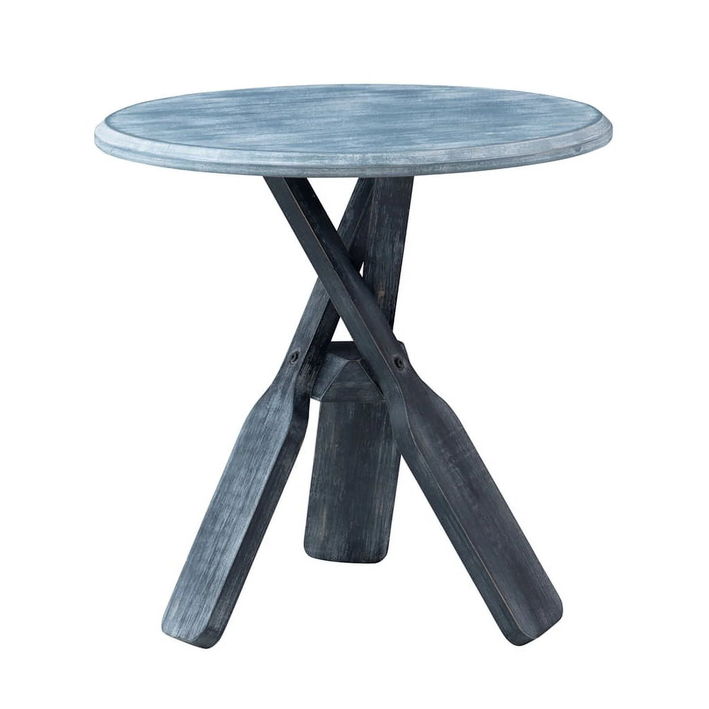 Gray Wood Side Table O413